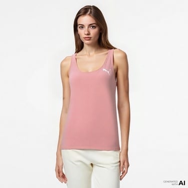  Puma Active Kadın Pembe Koşu T-Shirt