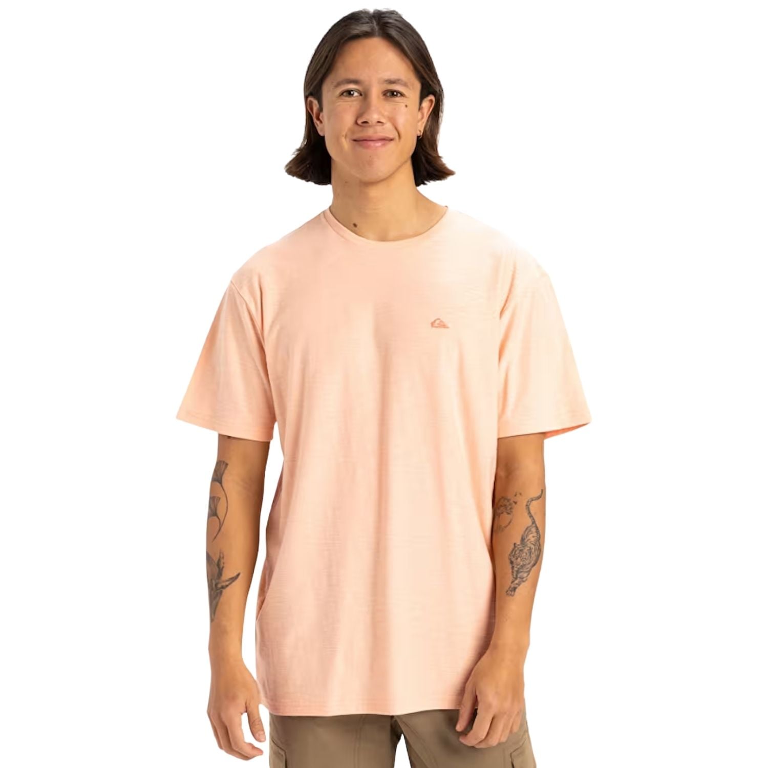  Quiksilver Slub Roundneck Erkek Tişört