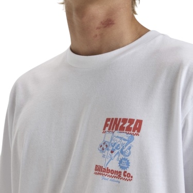  Billabong Lunch Break Ss Erkek Beyaz Tişört