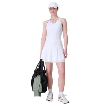  Sweaty Betty Racket Power Skort Kadın Beyaz Etek