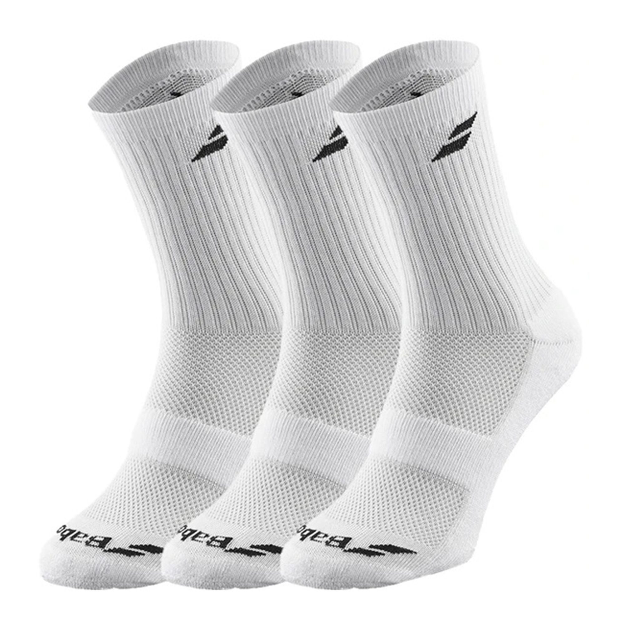 Babolat 3 Pairs Pack Kadın Beyaz Çorap