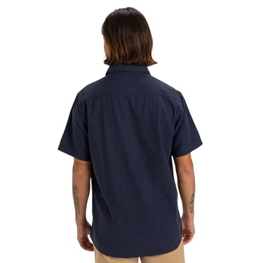  Quiksilver Mw Premium Stretch Erkek Mavi Gömlek