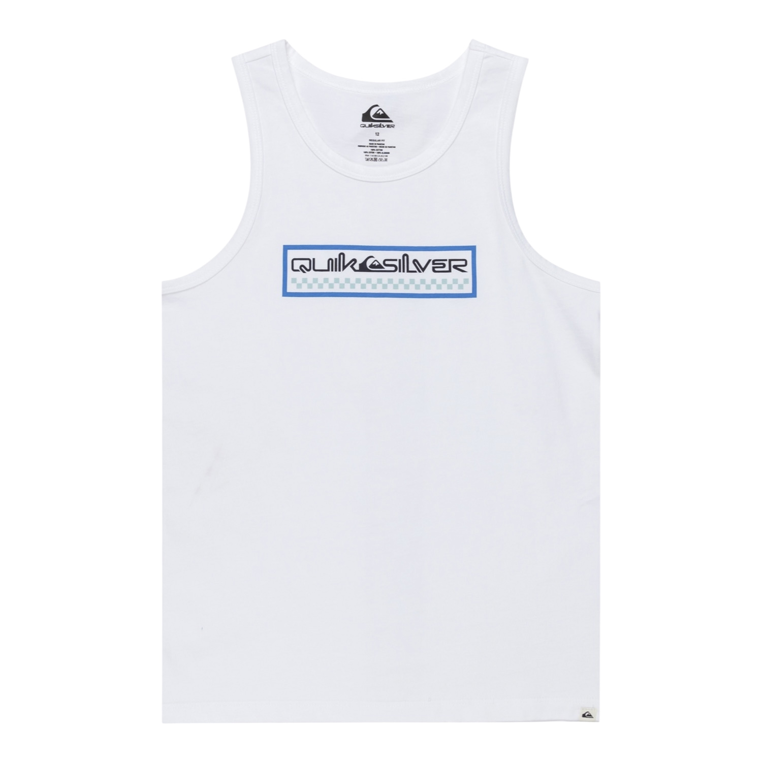  Quiksilver Ev Sun Dagger Tank Yth Erkek Çocuk Beyaz Atlet