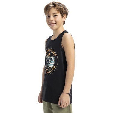  Quiksilver Ev Three Seas Tank Yth Erkek Çocuk Siyah Atlet