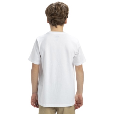  Quiksilver Ev Skull Feast Yth Erkek Çocuk Beyaz Tişört