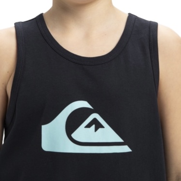  Quiksilver Ev Comp Logo Tank Yth Erkek Çocuk Mavi Atlet