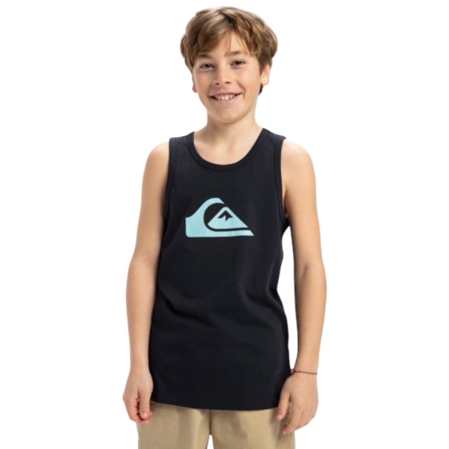  Quiksilver Ev Comp Logo Tank Yth Erkek Çocuk Mavi Atlet