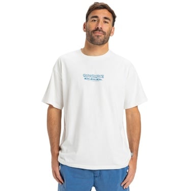  Quiksilver Hw Tree Connection Erkek Beyaz Tişört