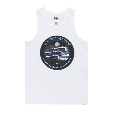  Quiksilver Ev Three Seas Tank Yth Erkek Çocuk Beyaz Atlet