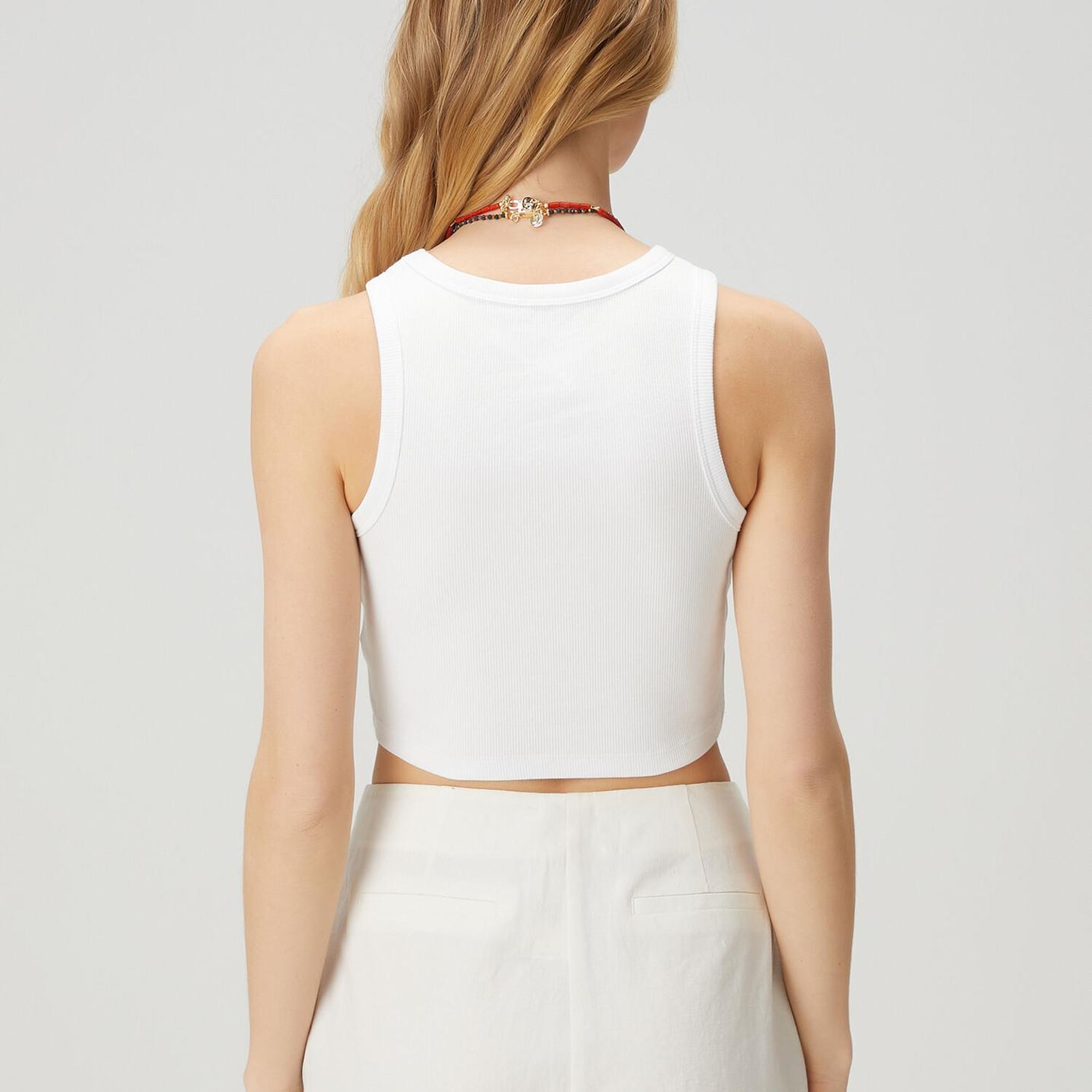 Beymen Club Kadın Beyaz Crop Atlet