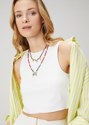  Beymen Club Kadın Beyaz Crop Atlet