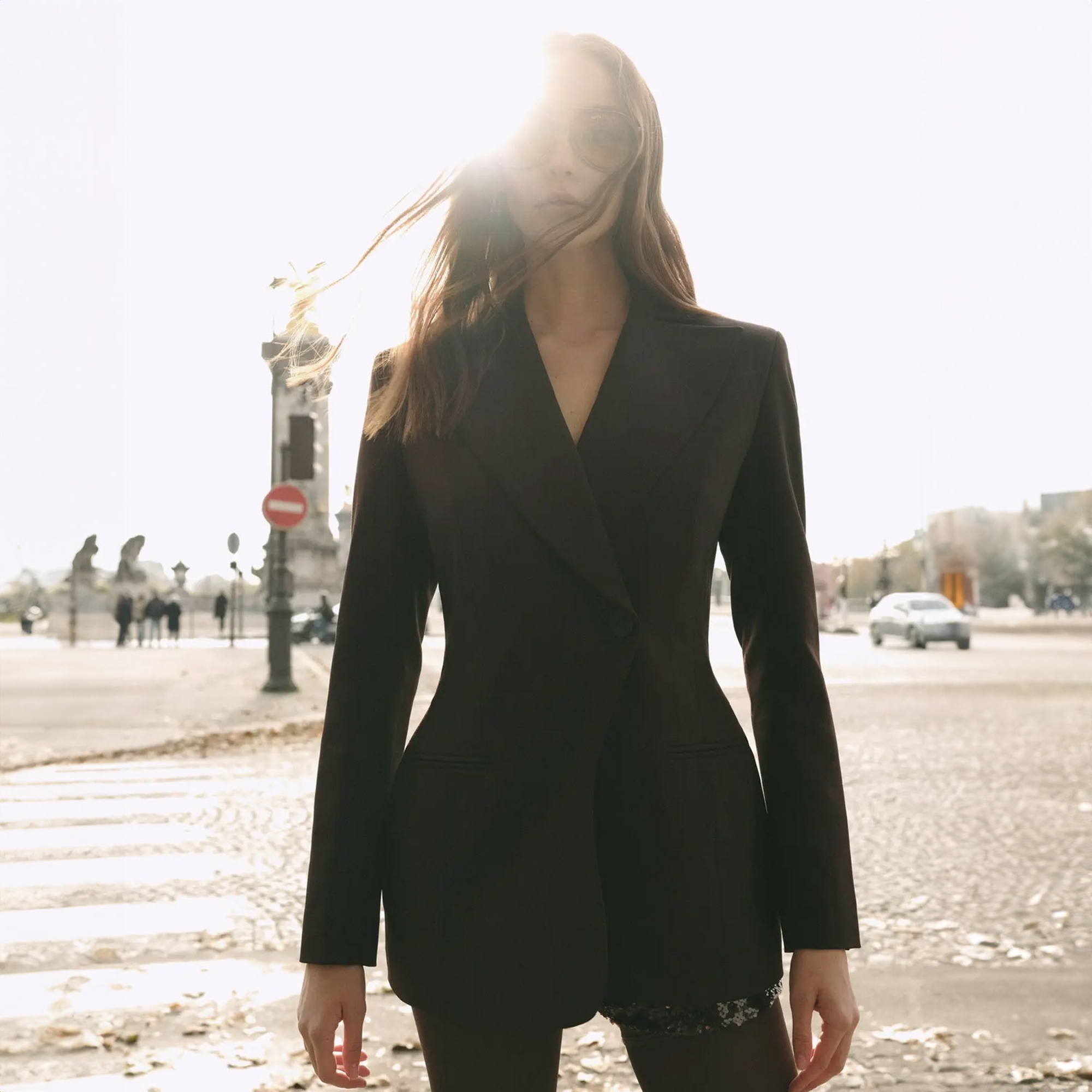 Fabby Hourglass Kadın Kahverengi Ceket