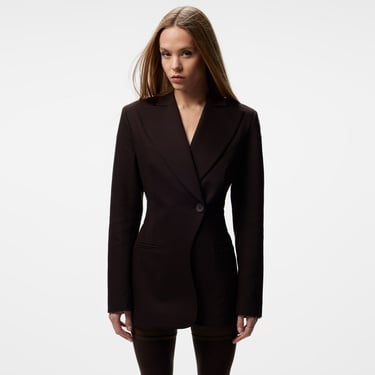  Fabby Hourglass Kadın Kahverengi Ceket