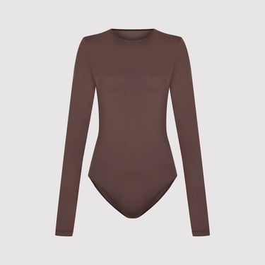  Fabby Kadın Kahverengi Bodysuit