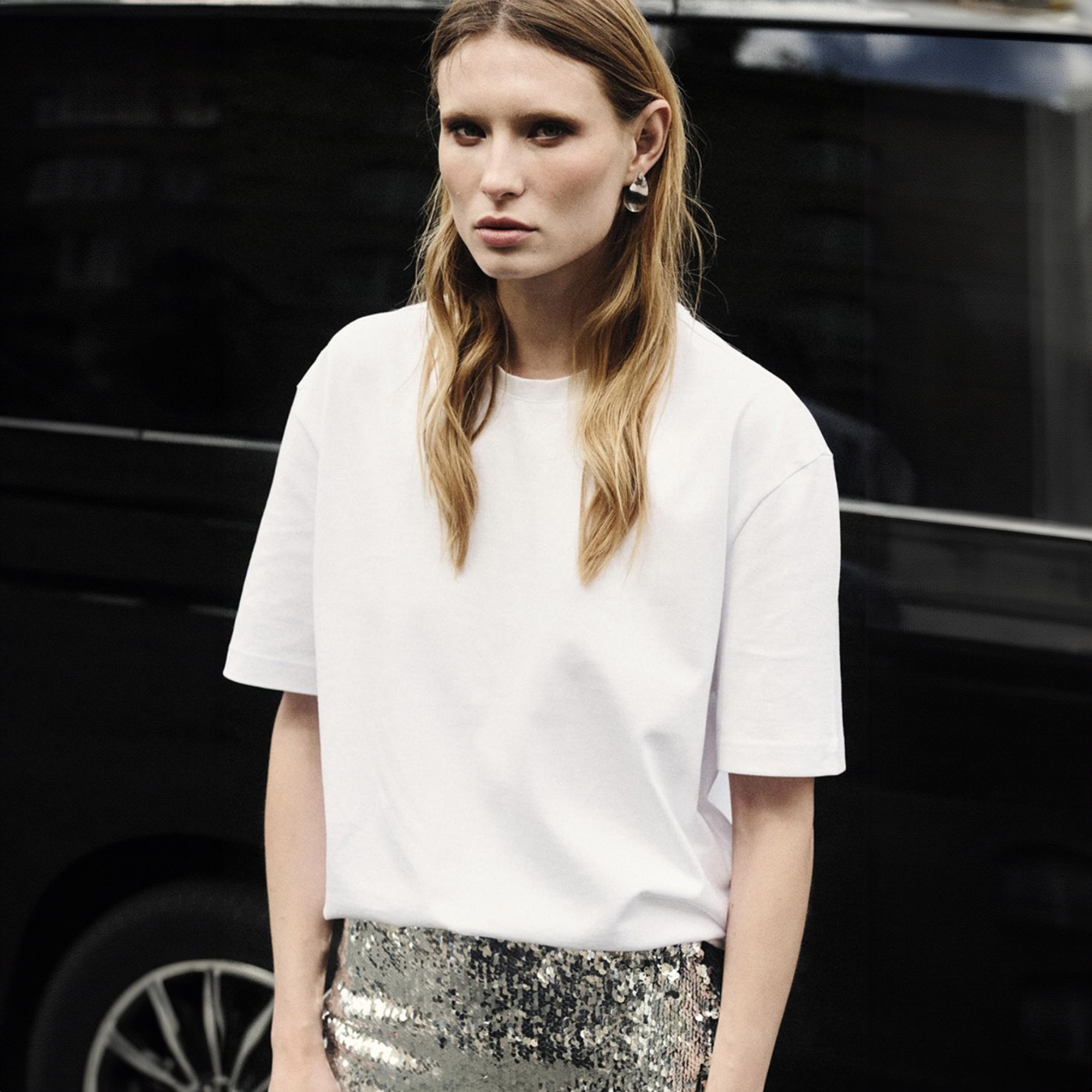 Fabby Kadın Beyaz T-Shirt