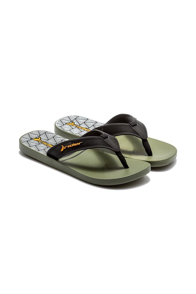  Impulse Graphics Erkek Parmak Arası Terlik Yeşil-Siyah 39/46
