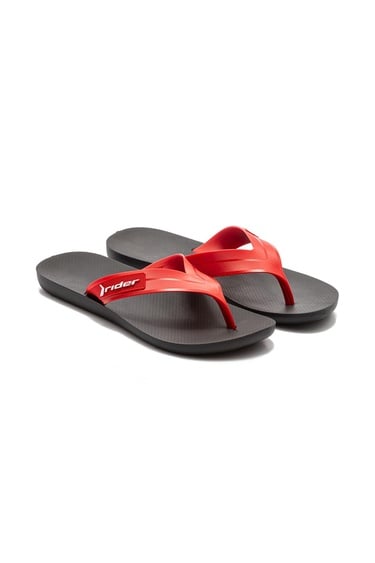  Strıke Erkek Parmak Arası Terlik Siyah- Kırmızı  39/46
