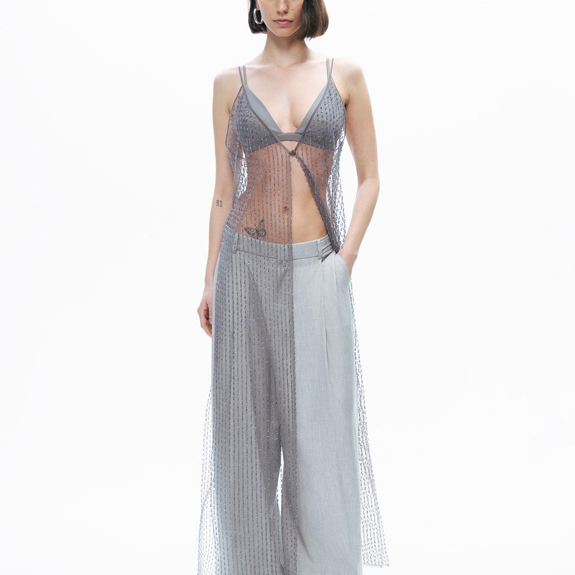 Bel Detaylı Pantolon