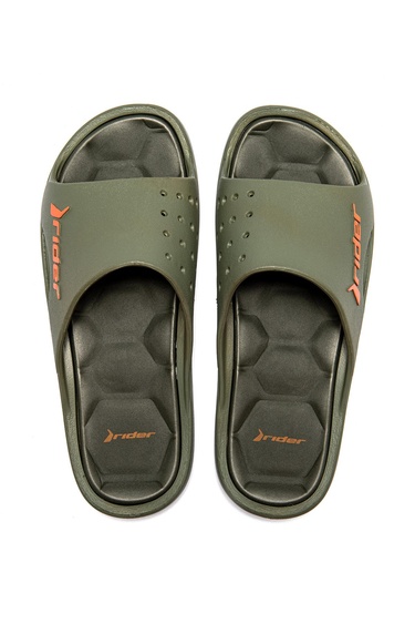  Bay Erkek Terlik Yeşil-Turuncu 39/46