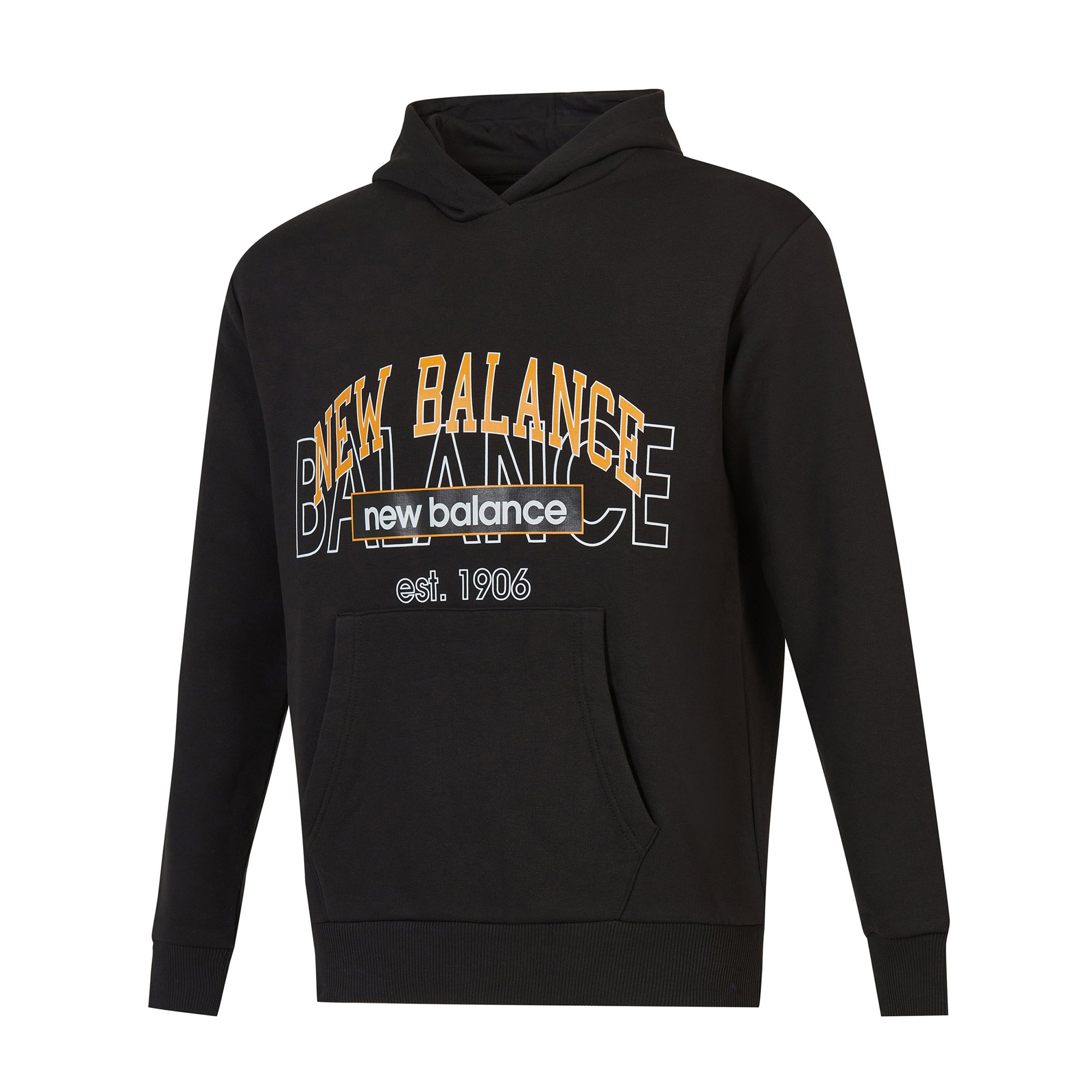 New Balance Lifestyle Erkek Siyah Hoodie