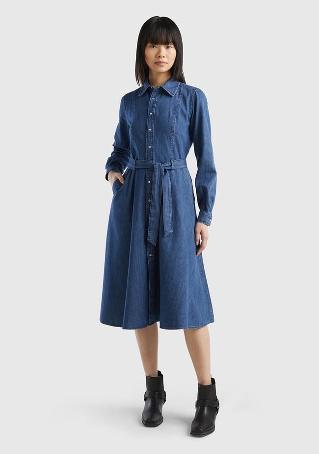  Kadın İndigo DRESS