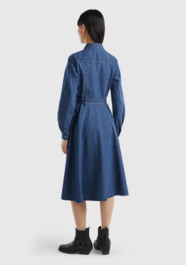  Kadın İndigo DRESS