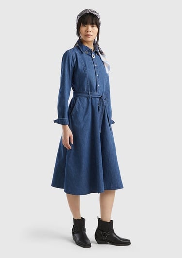  Kadın İndigo DRESS