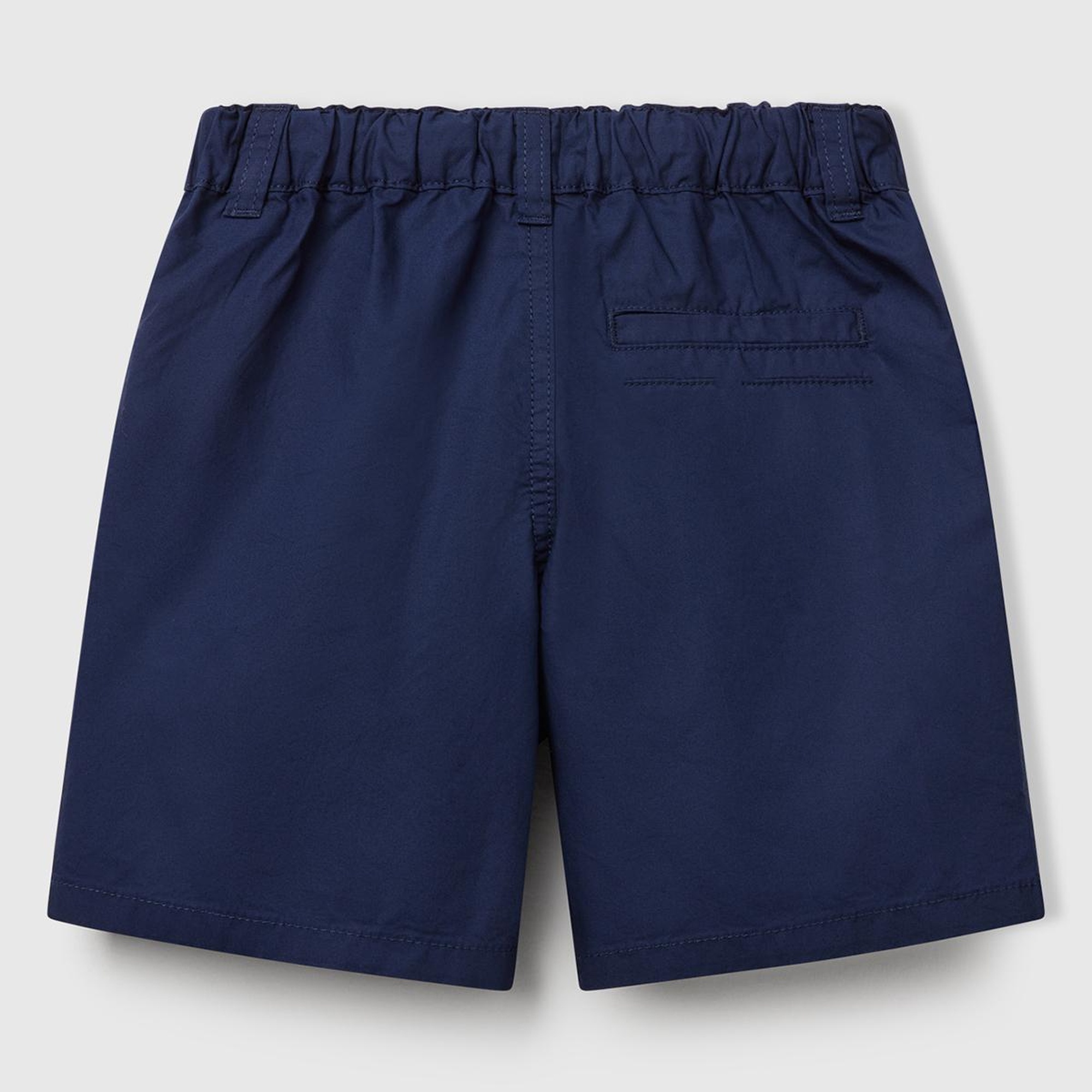 Erkek Çocuk Lacivert Beli Büzgü İpli Bermuda Şort