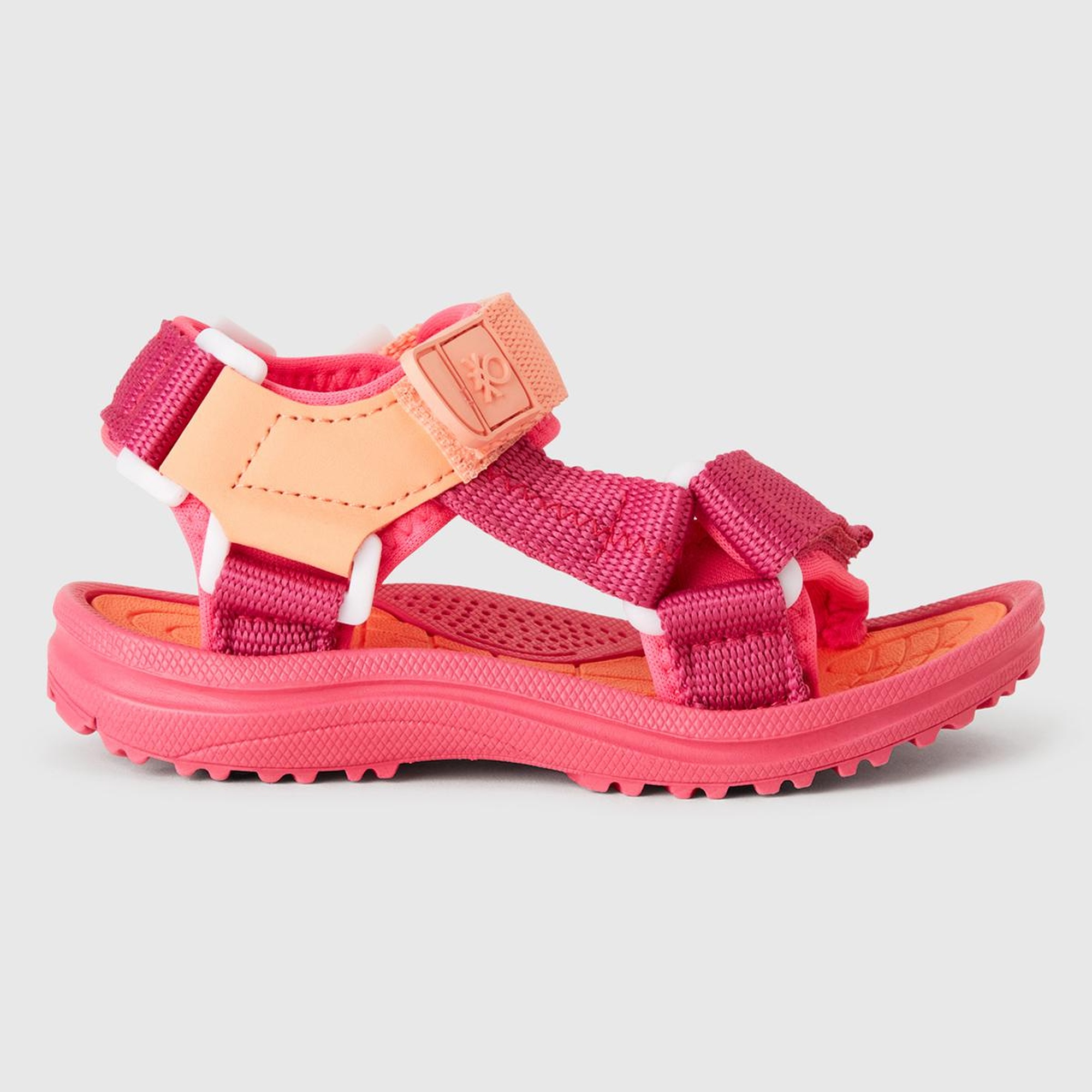 Erkek Çocuk Yavruağzı Çift Bantlı Cırt Cırtlı Sandalet