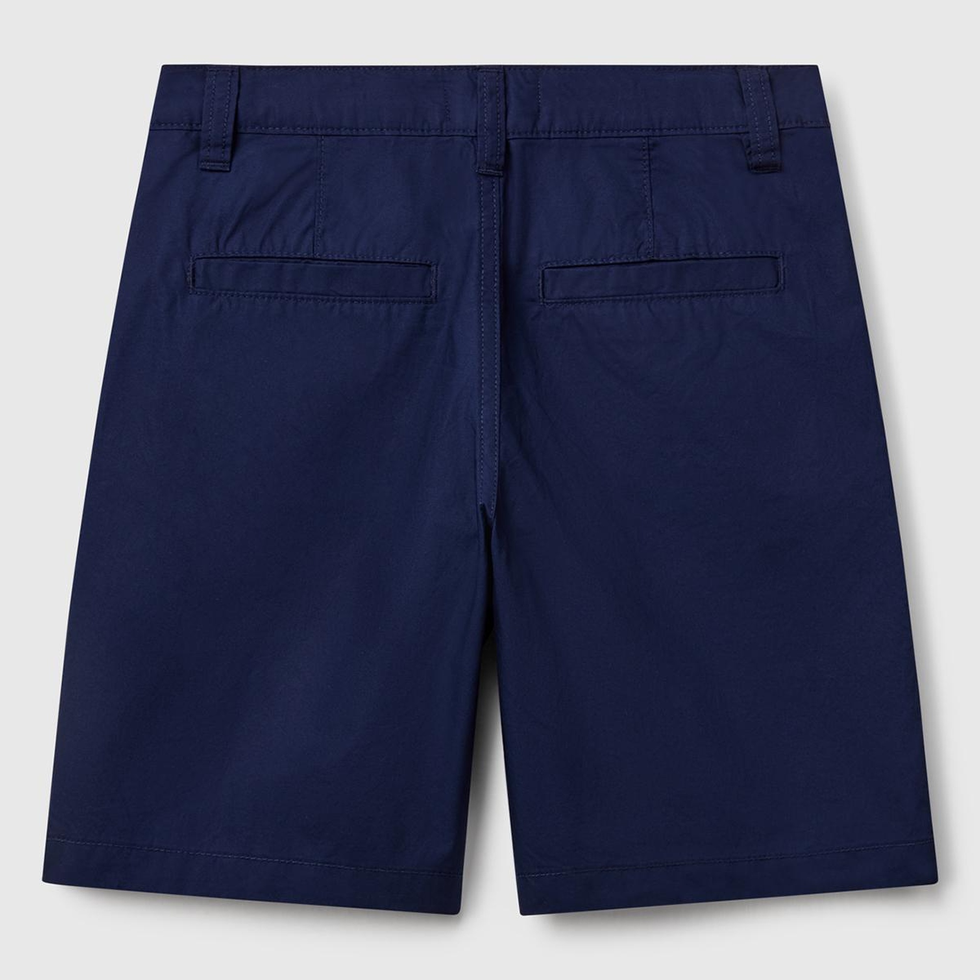 Erkek Çocuk Lacivert Cepli Regular Fit Denim Bermuda Şort