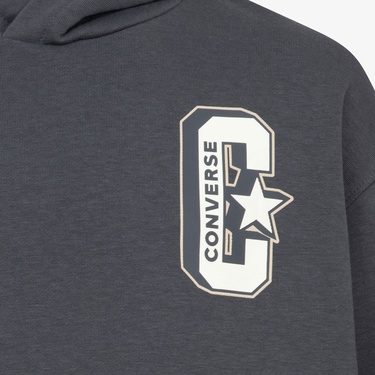  Converse Retro Varsıty Çocuk Gri Hoodie