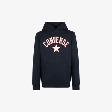  Converse Arch Flc Çocuk Siyah Hoodie