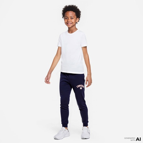  Converse Retro Varsity Çocuk Siyah Eşofman Altı