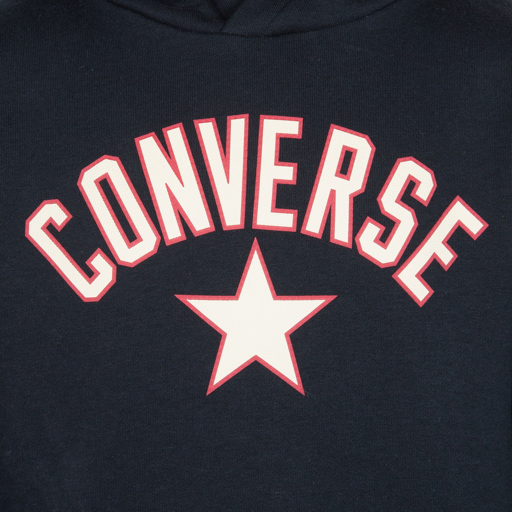 Converse Arch Flc Çocuk Siyah Hoodie