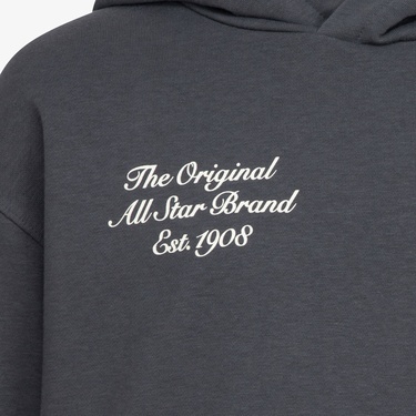  Converse Retro Varsıty Çocuk Gri Hoodie