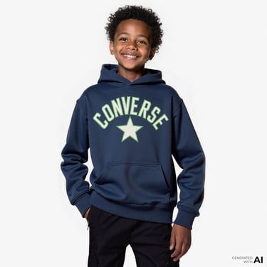  Converse Arch Flc Çocuk Lacivert Hoodie