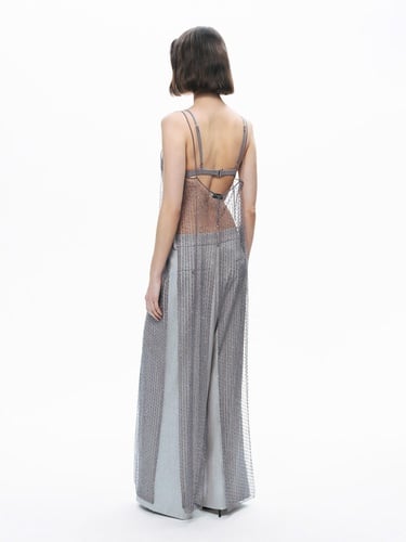  Boncuk İşlemeli Maxi Yelek