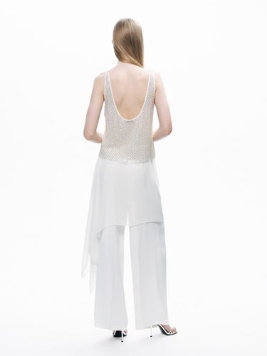  Kristal Taş Detaylı Bluz