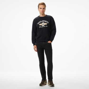  Anta Sports Club Erkek Lacivert Sweatshirt