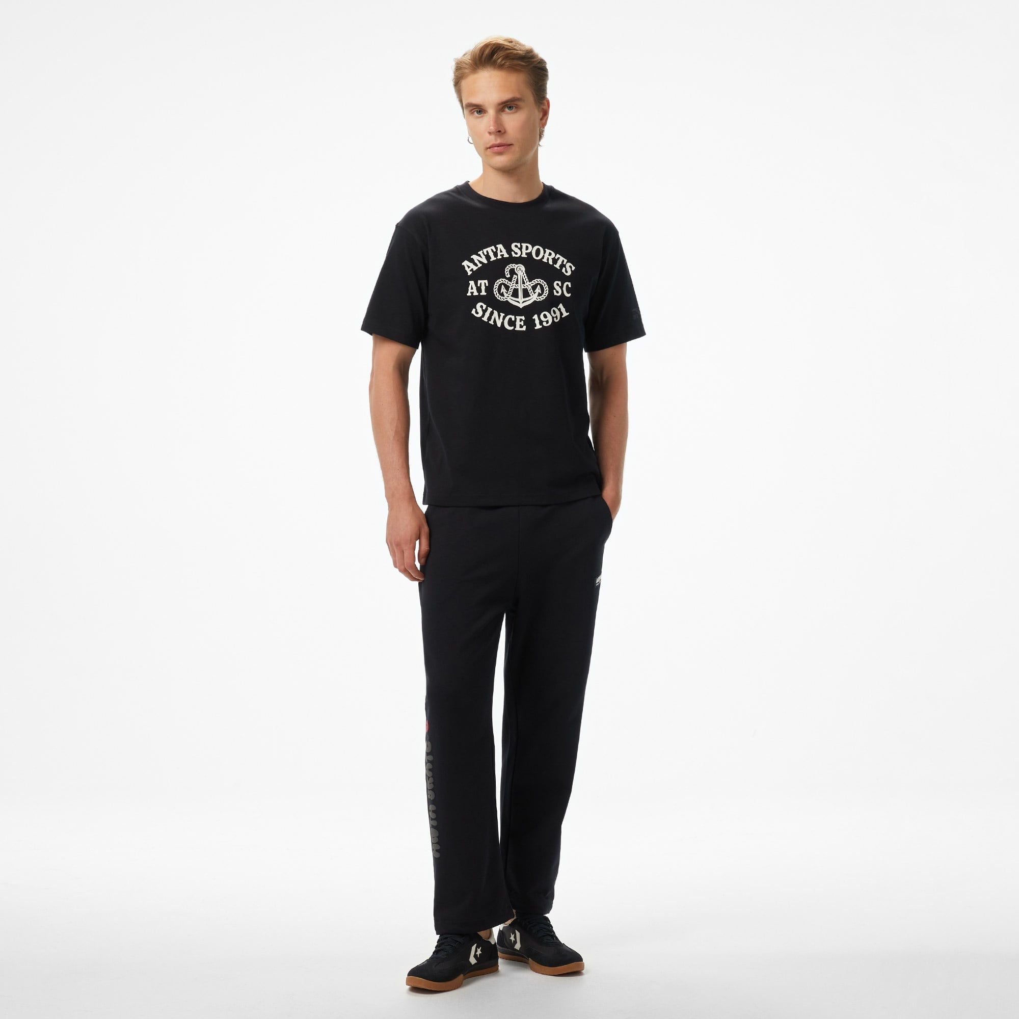 Anta Skate Culture Unisex Siyah T-Shirt