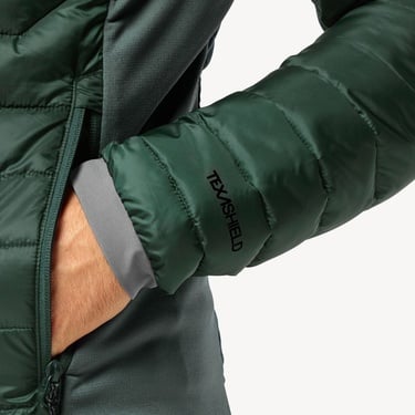  Jack Wolfskin Routeburn Pro Insulated Erkek Yeşil Outdoor Mont