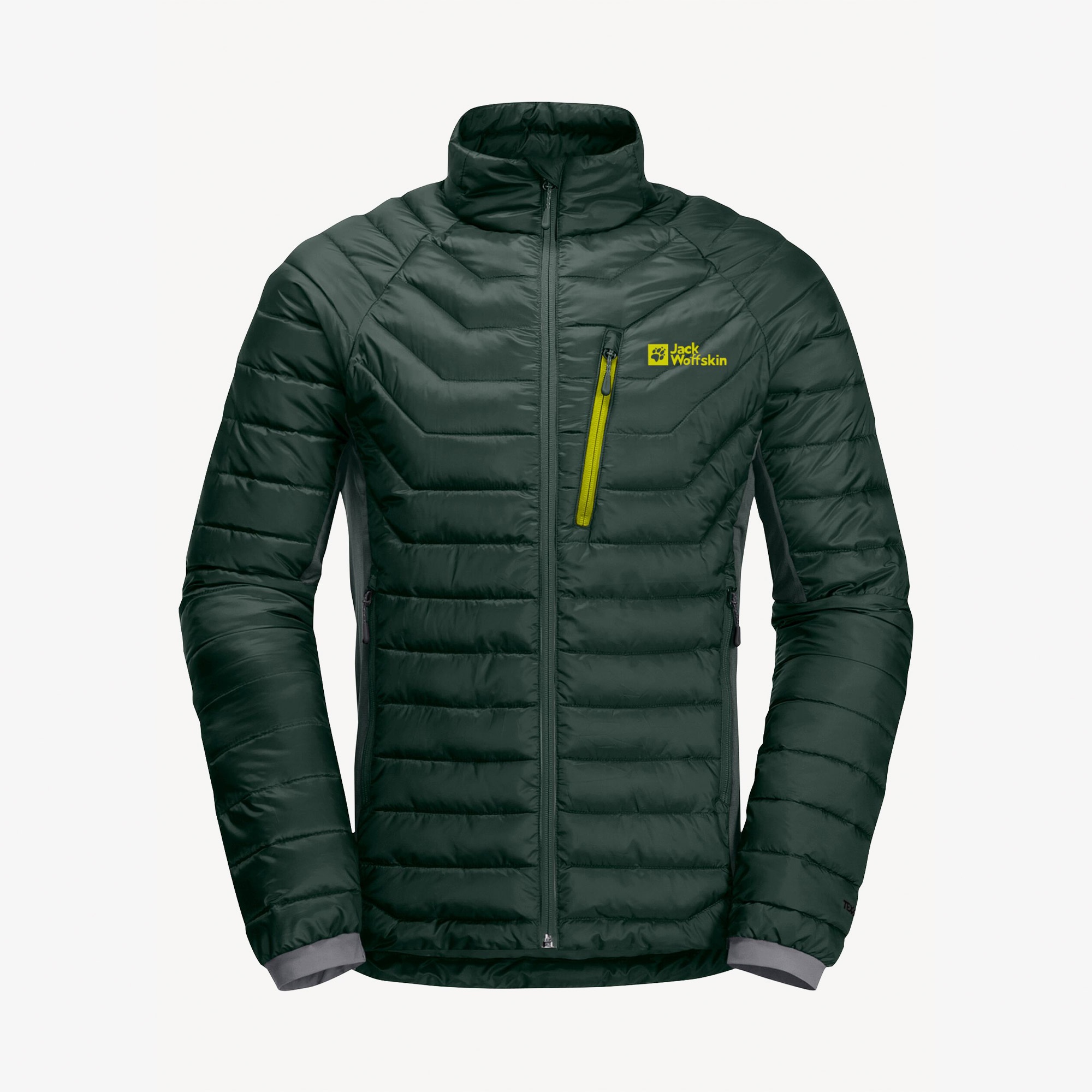 Jack Wolfskin Routeburn Pro Insulated Erkek Yeşil Outdoor Mont