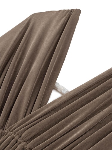  Boncuk Aksesuarlı Bluz