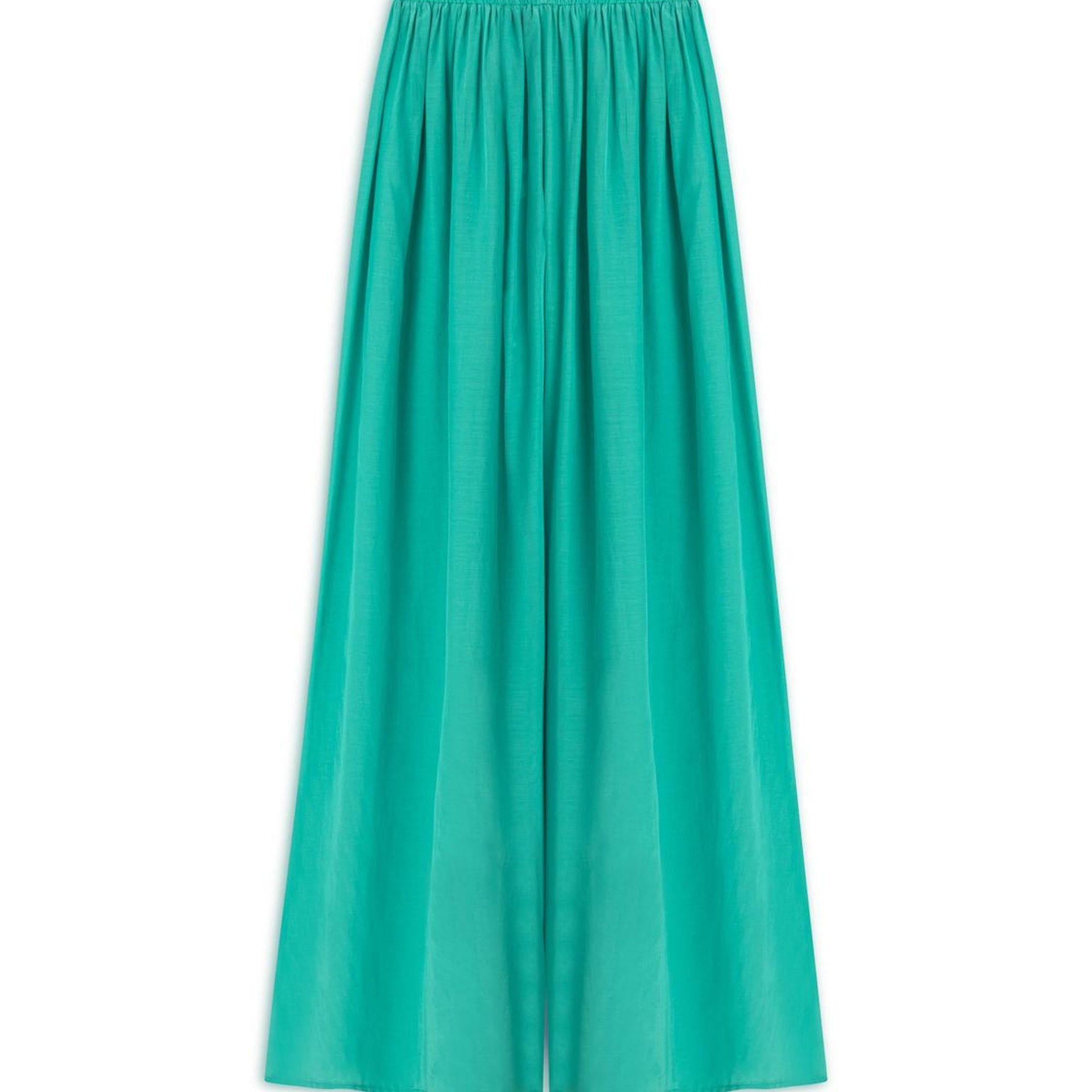 Dökümlü Geniş Paça Pantolon