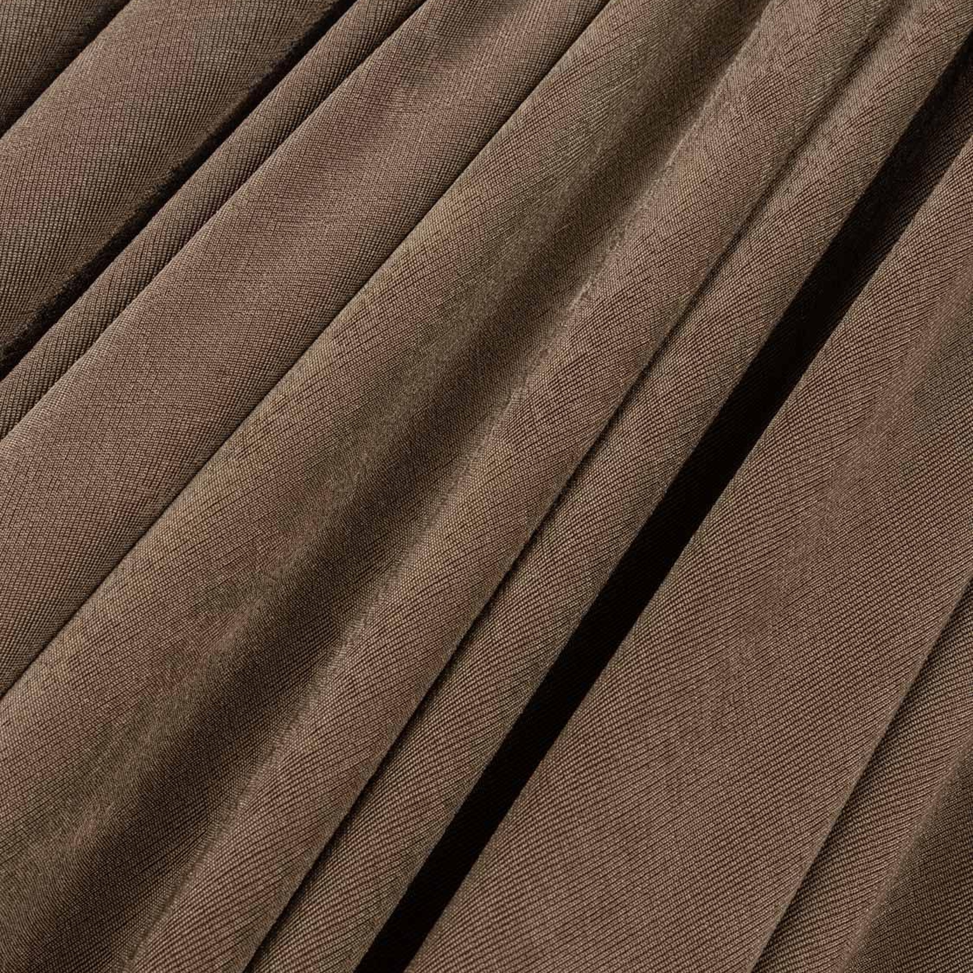 Drape Detaylı Dökümlü Maxi Elbise