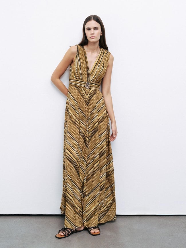  Pencere Detaylı Elbise