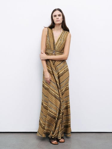  Pencere Detaylı Elbise