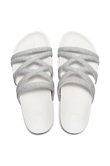  Shine Ad Kadın Terlik Gümüş 35/42