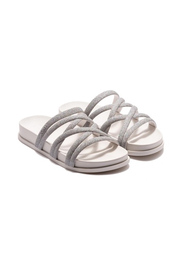  Shine Ad Kadın Terlik Gümüş 35/42