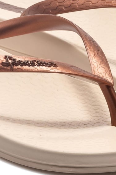  Anat Brasilidade Kadın Parmak Arası Terlik Bej 35/42